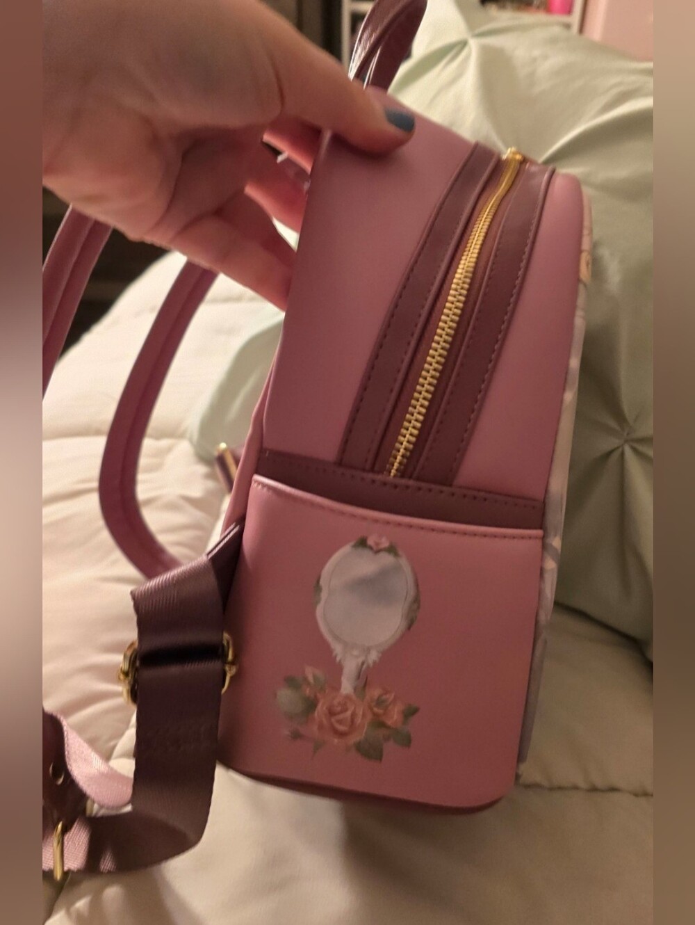 Beauty And The Beast Backpack RARE - Picture 6 of 7